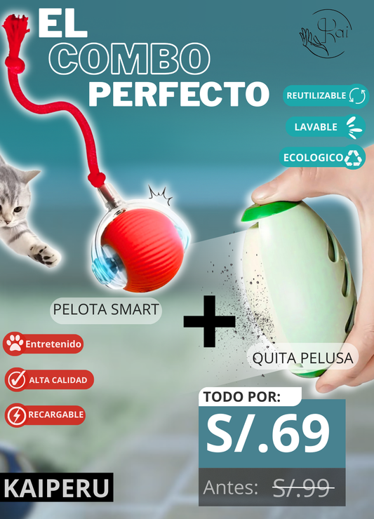 PELOTA SMART + SACA PELUSA