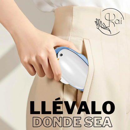 COMBO PINGÜINO® SACA PELUSA ADHESIVO LAVABLE 💦 + VAPORIZADOR USB