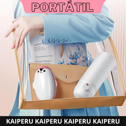 COMBO PINGÜINO® SACA PELUSA ADHESIVO LAVABLE 💦 + VAPORIZADOR USB