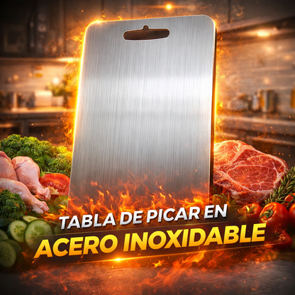 TABLA DE PICAR EN ACERO INOXIDABLE