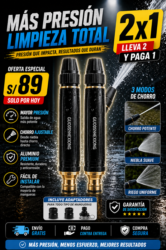 ✨BOQUILLA DE ALTA PRESIÓN PROMO 2X1 ✨