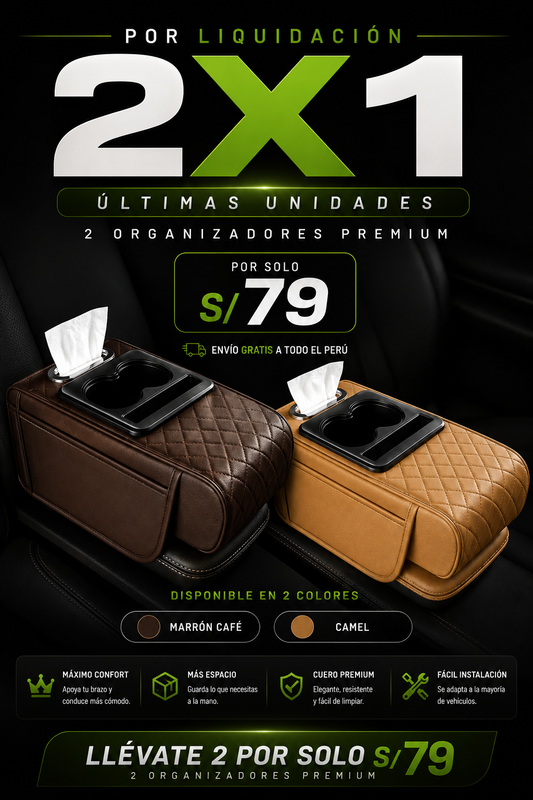 ✨REPOSA BRAZOS DE CUERO PREMIUM✨PROMO 2X1