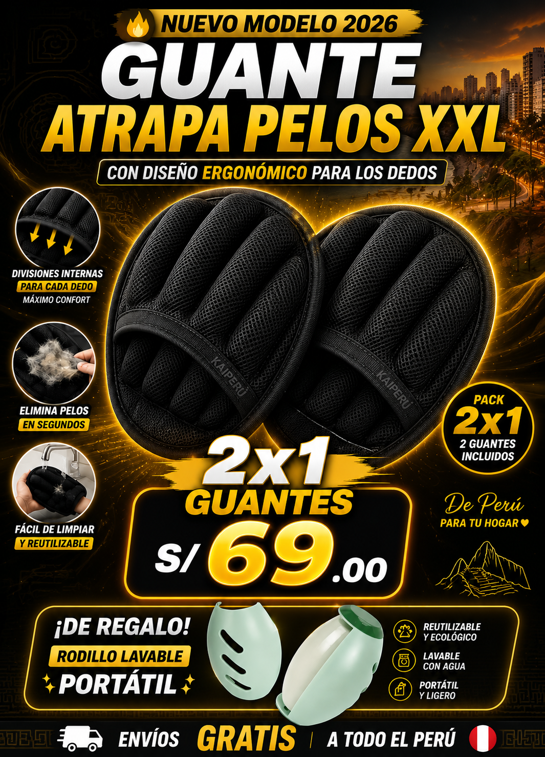 ✨2X1 NUEVO MODELO 2026 + RODILLO DE REGALO🎁