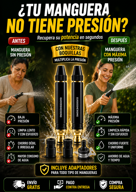 ✨BOQUILLA DE ALTA PRESIÓN PROMO 2X1 ✨