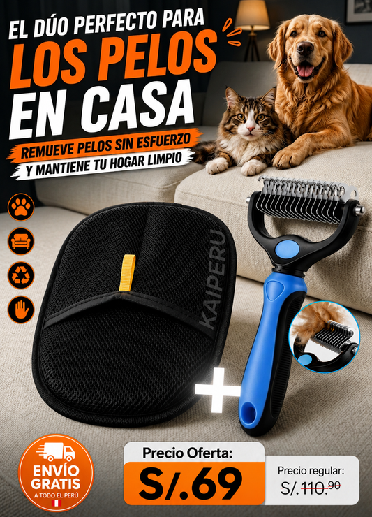 ✨ ¡Dúo Cero Pelos! 🧤🐾