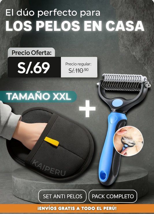 ✨ ¡Dúo Cero Pelos! 🧤🐾