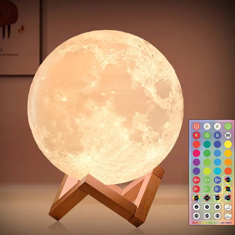 Lámpara de Luna 3D