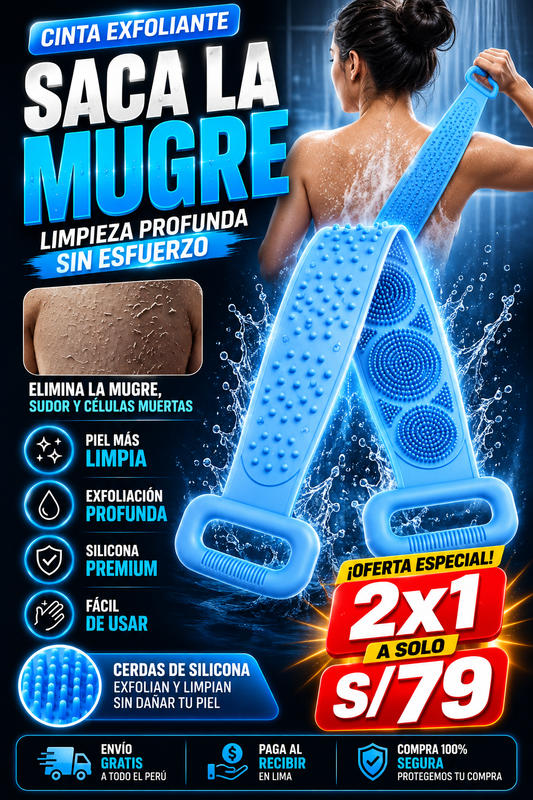 DeepClean® | Banda Exfoliante de Espalda ⭐