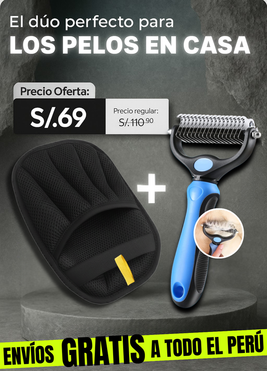 ✨ ¡Dúo Cero Pelos! 🧤🐾